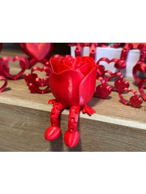 Sora Design Dekoratif Gül Figür Oturan Süs Obje