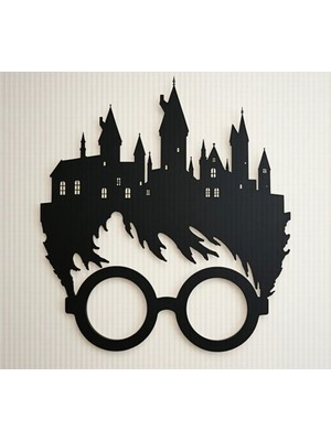 Sora Design Harry Potter Hogwarts Silüet Duvar Süsü – Dekoratif Figür