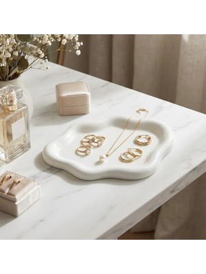 Genel Oceal Minimal Dekoratif Tabak | Modern Dekoratif Kase | Masa Üstü Aksesuar