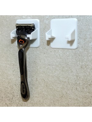 Sora Design 2'li Duvar Tipi Jilet ve Tıraş Bıçağı Askısı - Banyo Düzenleyici