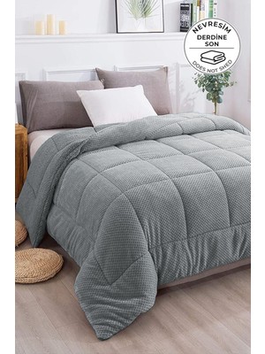 Evlen Home Collection Ultra Yumuşak Tek Kişilik Çift Taraflı Wellsoft Peluş Yorgan Yıkanabilir (Battaniye / Nevresim) 160 x 220 cm