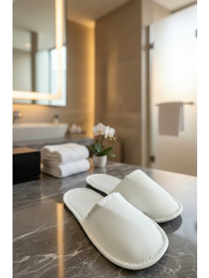 AdNovasam Tek Kullanımlık Otel Terliği 3 mm Eva Taban Kaymaz 1000’LI Paket