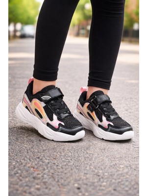 Minibonito Unisex Çoçuk Konfor Taban Cırt Cırtlı Spor Ayakkab