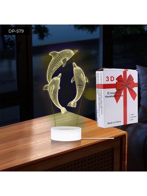 Epilons Dempower Yunus Şekilli Gece Lambası