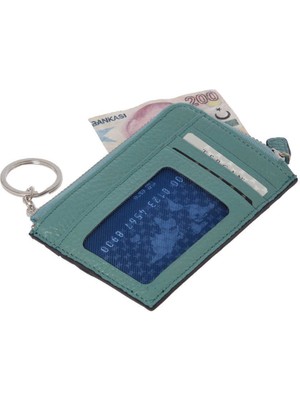 Tergan  Mavi Hakiki Deri Unisex Kredi Kartlık - S1KK00000265-S3I