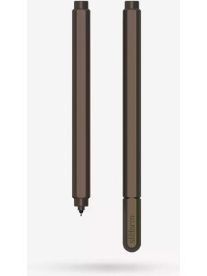 Stilform Jel Kalem Alüminyum Kasa, Ceviz Kahverengi