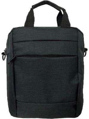 Gampus Erkek El ve Omuz Çantası Siyah Renk Şirin El Evrak Çantası Erkek Çanta