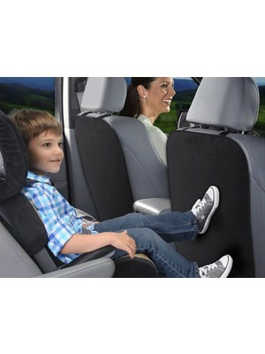 SiHako Araba Koltuk Arkası Koruyucu 2 Li Kılıf - Siyah