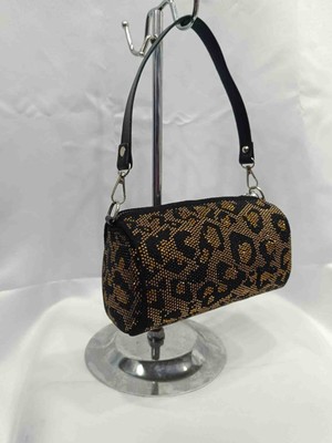 Zynp Simli Taşlı Abiye Çanta Mini El ve Omuz Çantası