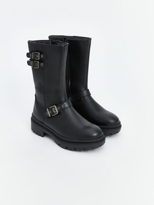 Lc Waikiki Yeni Sezon Çift Tokalı Kadın Deri Bot