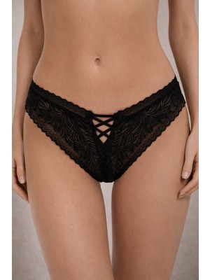 Ayyıldız 2032 Siyah Brazilian Külot