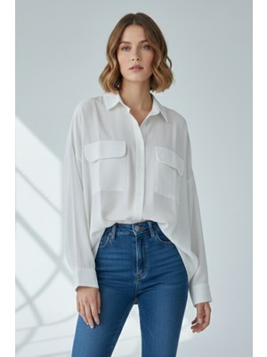 Cepli Oversize Gömlek