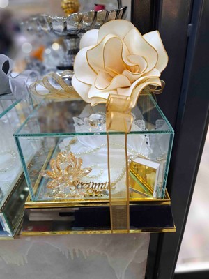 Aynalı Söz Mendili Kutusu