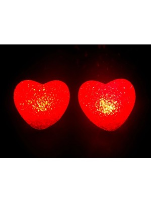 Epilons LED Işıklı Kırmızı Kalp Gece Lambası