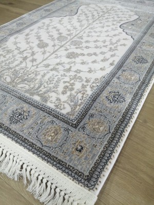 Pırlanta Ipeksi 100 Tarak Viskon Yumuşak Doku 78X125 cm Halı Seccade