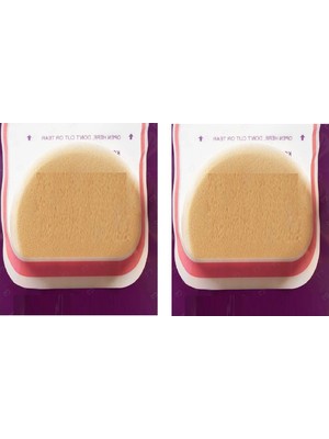 SiHako 2 Adet 7 cm Yuvarlak Makyaj Süngeri Allık Pudra Krem Fondöten Süngeri