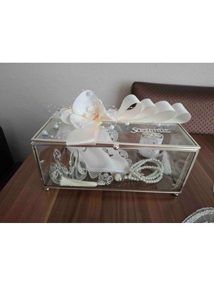 Tasarım Gümüş Söz Mendili Kutusu