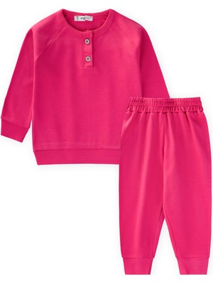 Cigit Reglan Kol Patlı Erkek Basıc Takım 1-5 Yaş Fuşya