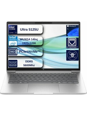 Hp Probook 440 G11 Intel Core Ultra 5 125U Ddr5 16GB 1tb SSD Intel® Aı Boost 14" Wuxga IPS Windows 11 Pro Taşınabilir Bilgisayar+ Mouse Hediyeli A23MQEAEX06