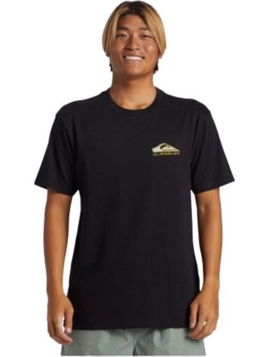 Quiksilver Step Up Mor AQYZT09563-10010 Siyah Tişört