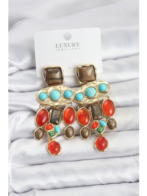 Clariss Vintage Sallantılı Kadın Küpe