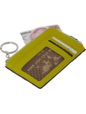 Tergan  Yeşil Hakiki Deri Unisex Kredi Kartlık - S1KK00000265-T7A