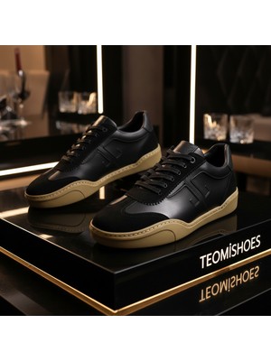 By Barretti Sarı Taban Siyah Sneaker