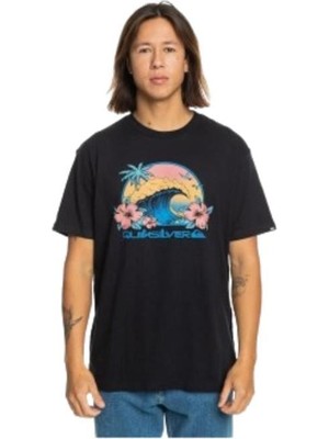 Quiksilver Riding Today Ss EQYZT07676-10010 Siyah Tişört