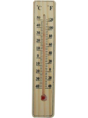 Magicool Ahşap Oda Sıcaklığı Sıcaklık Ölçümü Termometresi Küçük Boy