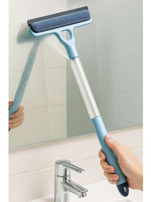 Gampus Sprey Hazneli Çift Taraflı Ev Ofis Oto Cam Temizleyici Su Hazneli Çekçek ve Fırça Aparatı