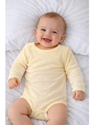 Ladora Tekstil %100 Pamuk Bebe Badi Süper 3'lü Paket 0-3AY 3-6 Ay 6-9 Ay