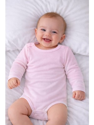 Ladora Tekstil %100 Pamuk Bebe Badi Süper 3'lü Paket 0-3AY 3-6 Ay 6-9 Ay