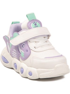 Cool Dinito B Lila Cırtlı Hafif Bebek Spor Ayakkabı