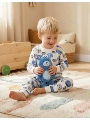 ruhaay Çocuk Pamuk Baskılı Alt Üstü Takım 1-3 Yaş