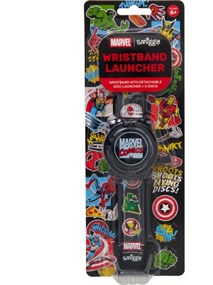 Smiggle Marvel Lisanslı Slap Bileklik Siyah Çocuk Aksesuarı