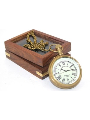 Magicool Ahşap Kutulu Köstekli Saat NI4313A