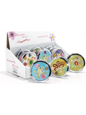 Magicool Kabartmalı Desenli El Aynası ALK2881