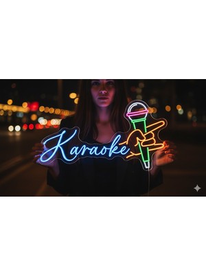 Neonled Karaoke Dekoratif Neon (79X44CM)