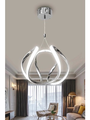 G-Light Arya Modern 3 Renk LED Avize - Lüx Oda Avizesi