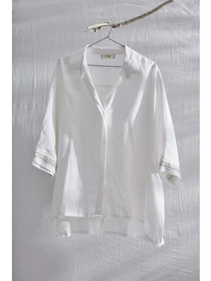 Jojomia Este Kısa Kollu Kadın Gömlek