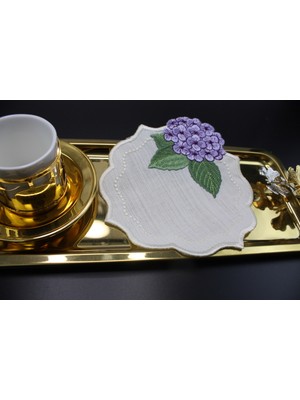 Nakışkonsept Ortanca Desenli Kokteyl Peçete 6lı