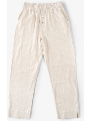 Jojomia Urika Erkek Çizgili Pantolon Natural