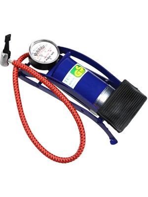 Magicool Ince Piston Araç Lastik Şişirme Göstergeli Ayak Pompası