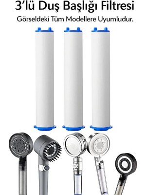 Suvia Duş Başlığı Filtresi – Tüm Filtreli Duş Başlıklarıyla Uyumlu Yedek Filtre