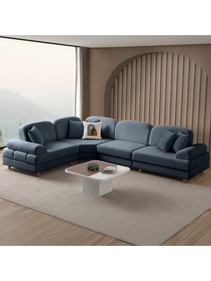 Eymense Aries Modüler Köşe Koltuk Takımı M Mavi