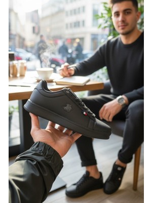 Enoch Erkek Arma Nakışlı Düz Taban Sade Günlük Casual Spor Ayakkabı Sneaker