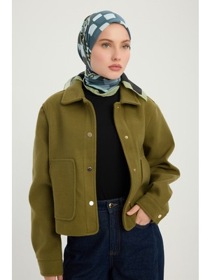 Schaless Pastel Yolculuk - Nefti - Efilia Desenli Eşarp - 90X90 cm