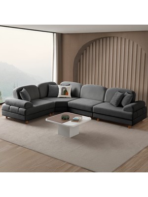 Eymense Aries Modüler Köşe Koltuk Takımı M Antrasit