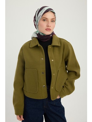 Schaless Düğümler ve Hikayeler - Bordo - Vierra Desenli Viskon Eşarp - 90X90 cm