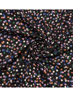 Podyum Baskı Puantiyeli Rengarenk Desenli Dijital Baskılı Döşemelik Koltuk Kumaşı, Kırlent, Minder Kumaşı 100X140CM